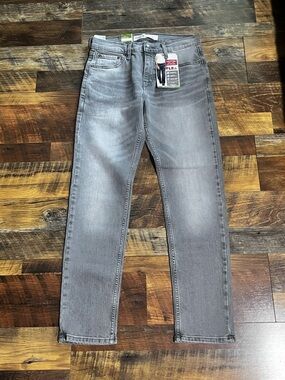 Levi's Gray Denim Slim Jeans with Signature Tag